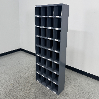 Metal Cubby Storage Shelf image 0